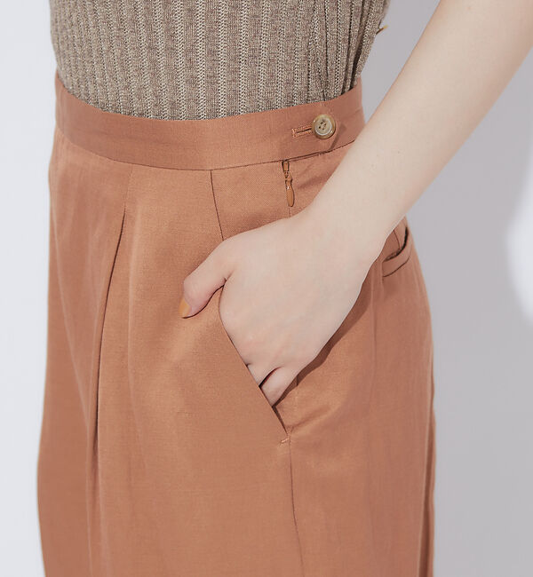 qualite「【セットアップ対応】ブライトリネンパンツ」|その他|