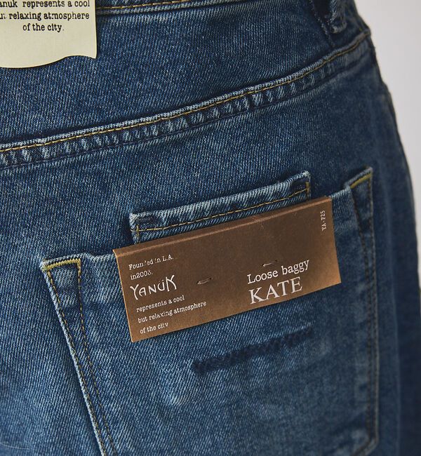 qualite「【YANUK】KATE (Loose Buggy) ワイドデニム」|デニム|