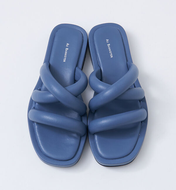 AU BANNISTER「【WEB限定】厚底 チューブ クッション フラット サンダル」|サンダル|