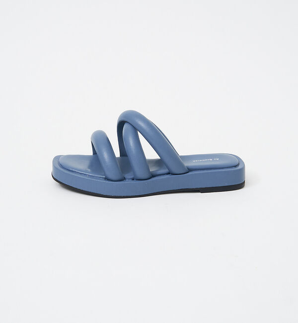 AU BANNISTER「【WEB限定】厚底 チューブ クッション フラット サンダル」|サンダル|