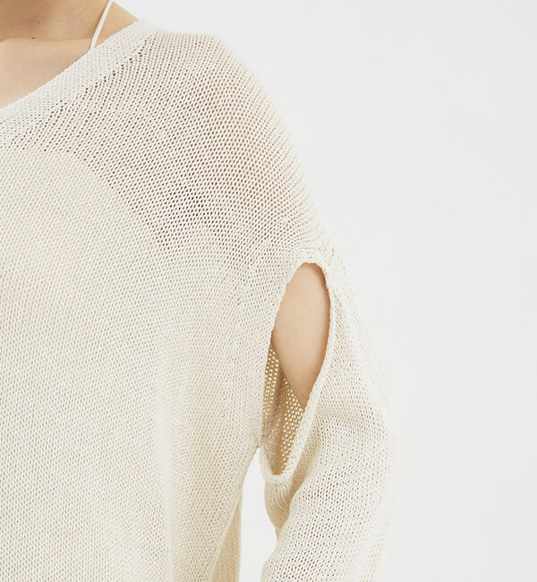 The Store by C' 「【COCUCA】リネンシルクプルオーバー」|ニット・セーター|