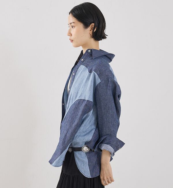 The Store by C' 「【TWP】Austin Shirt in Washed Hemp Denim／ヘ」|シャツ・ブラウス|