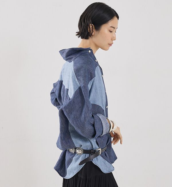The Store by C' 「【TWP】Austin Shirt in Washed Hemp Denim／ヘ」|シャツ・ブラウス|