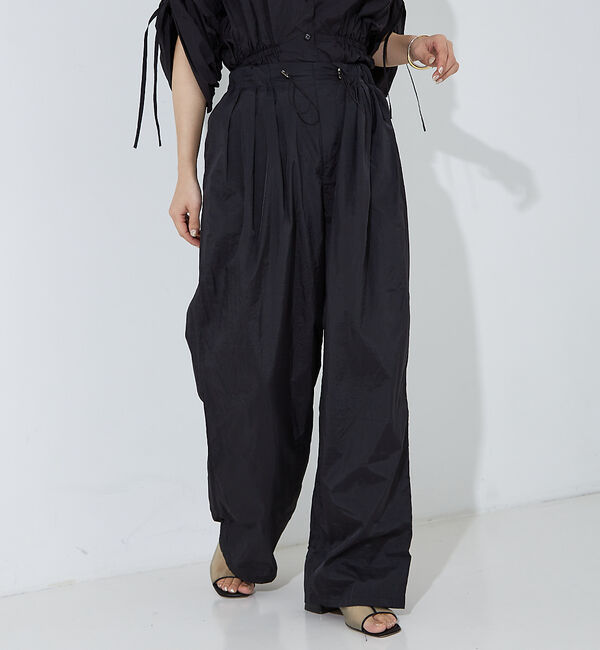 NOMINE「【セットアップ着用可】ワッシャーバックドロストパンツ」|その他|ブラック