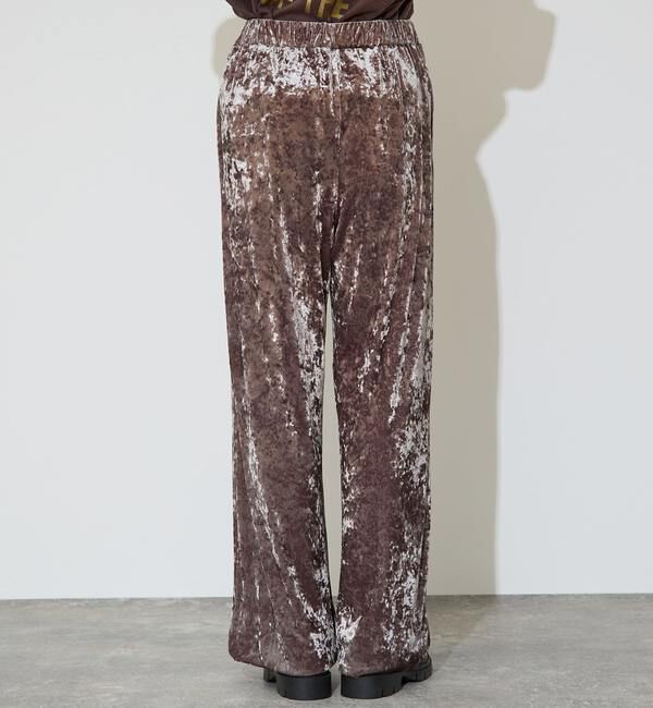 Liesse「クラッシュベロアワイドパンツ」|その他|