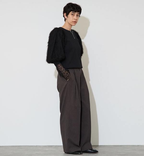 Liesse「梳毛調イージーワイドパンツ」|その他|