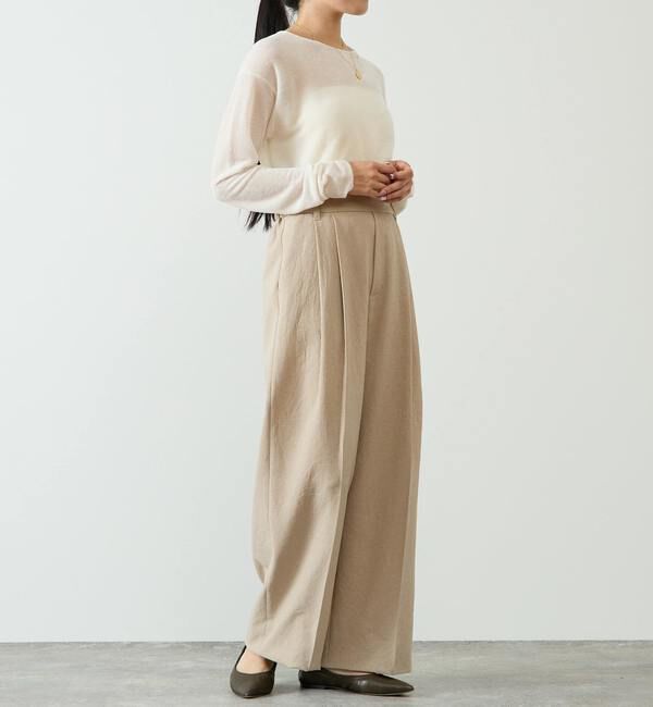 Liesse「梳毛調イージーワイドパンツ」|その他|