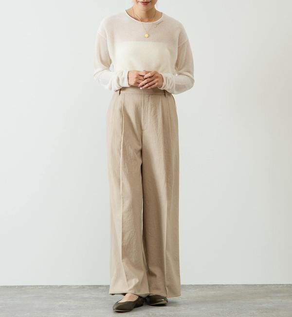 Liesse「梳毛調イージーワイドパンツ」|その他|