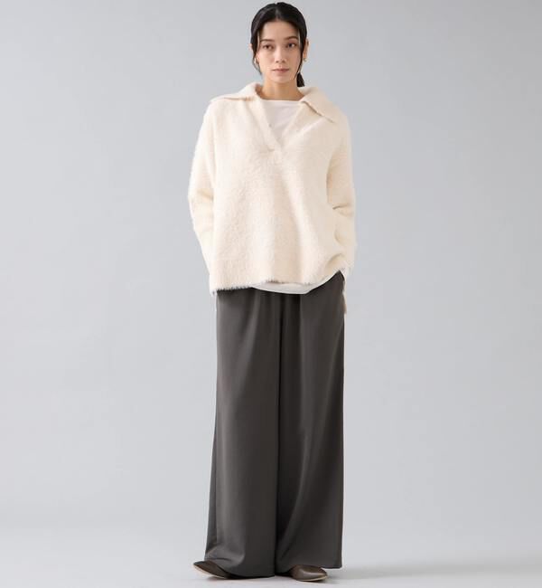 Liesse「セーラーカラーフェザーニット」|ニット・セーター|