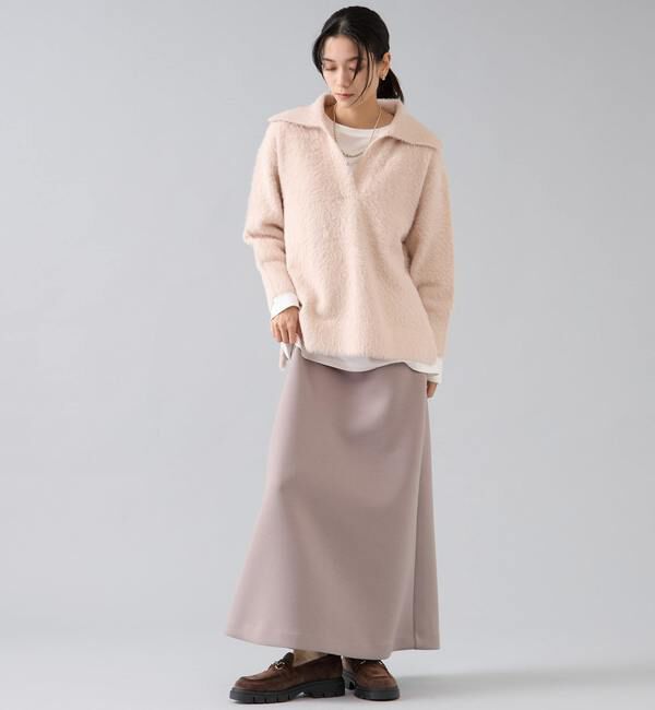 Liesse「セーラーカラーフェザーニット」|ニット・セーター|