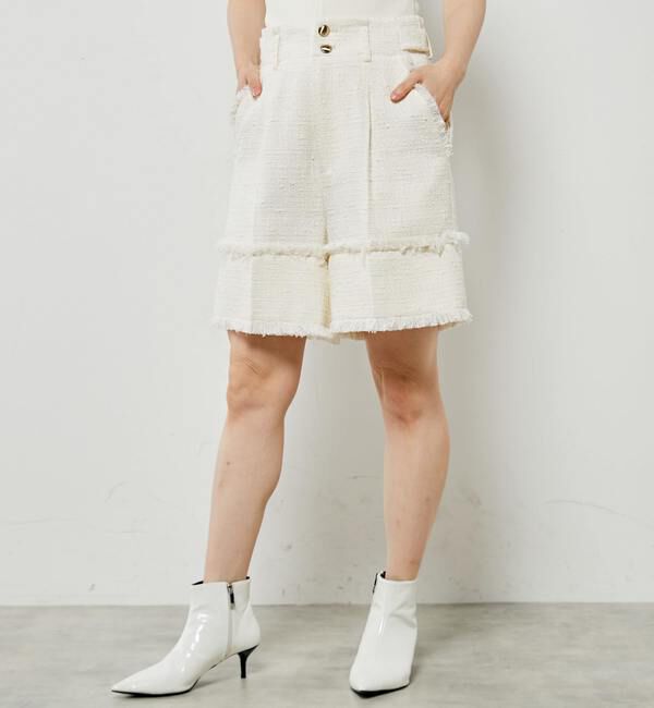 Soffitto「ツィードショー丈パンツ」|その他|