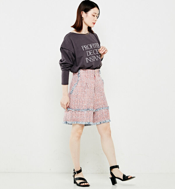 Soffitto「ツィードショー丈パンツ」|その他|