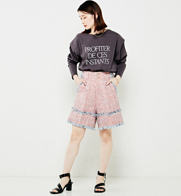 Soffitto「ツィードショー丈パンツ」|その他|