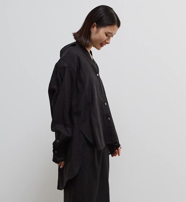 Soffitto「テンセル麻シアービックシルエットシャツ」|シャツ・ブラウス|