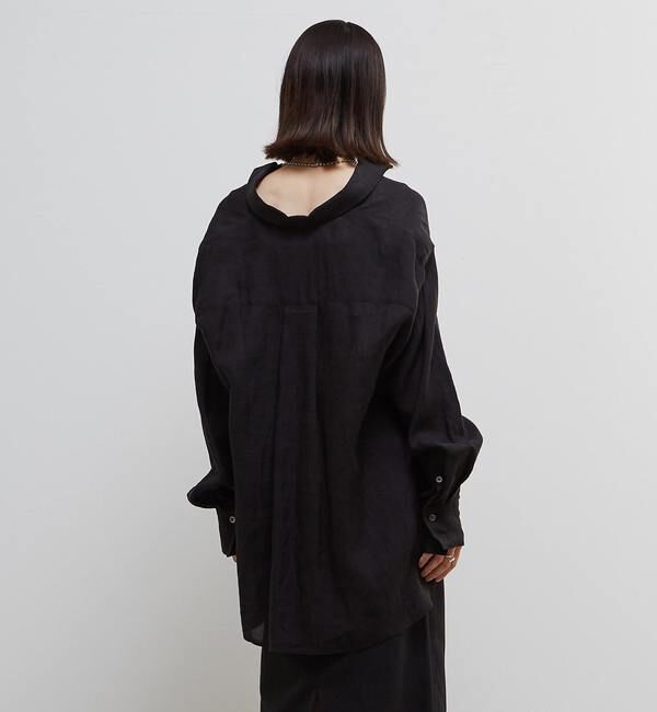 Soffitto「テンセル麻シアービックシルエットシャツ」|シャツ・ブラウス|