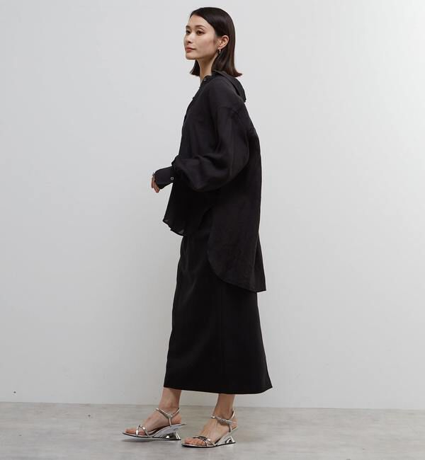 Soffitto「テンセル麻シアービックシルエットシャツ」|シャツ・ブラウス|