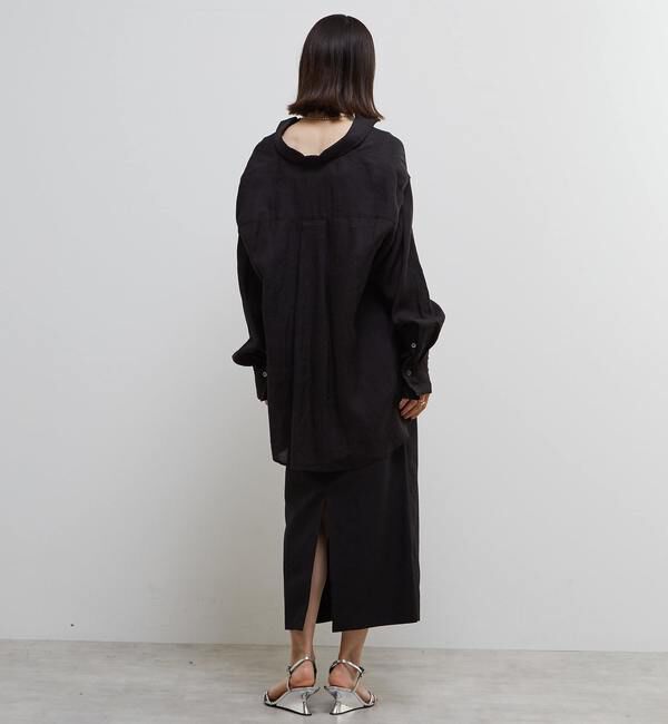 Soffitto「テンセル麻シアービックシルエットシャツ」|シャツ・ブラウス|