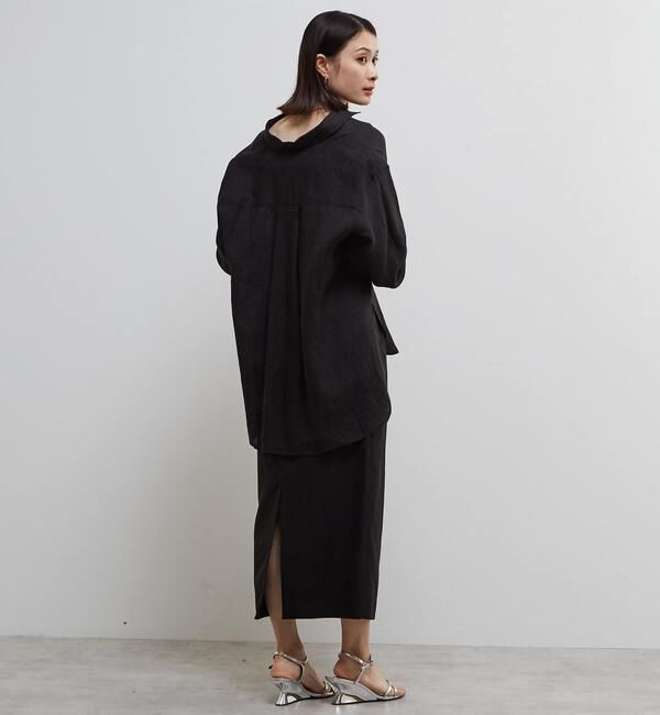Soffitto「テンセル麻シアービックシルエットシャツ」|シャツ・ブラウス|