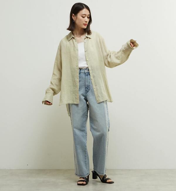 Soffitto「テンセル麻シアービックシルエットシャツ」|シャツ・ブラウス|