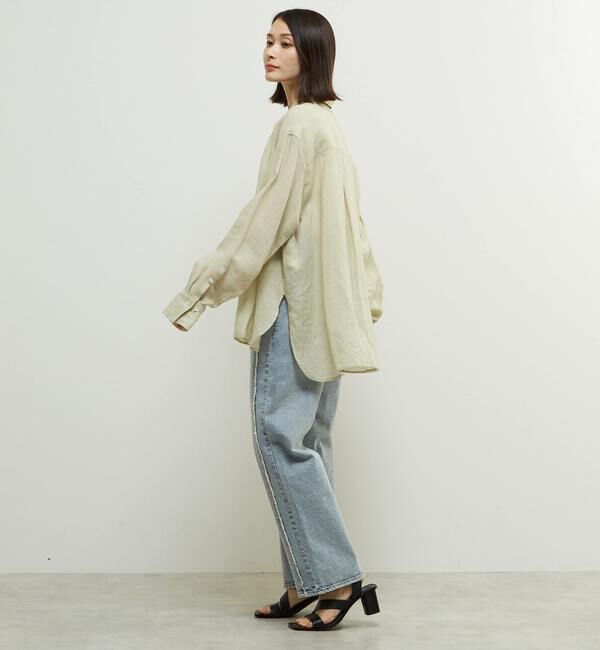 Soffitto「テンセル麻シアービックシルエットシャツ」|シャツ・ブラウス|