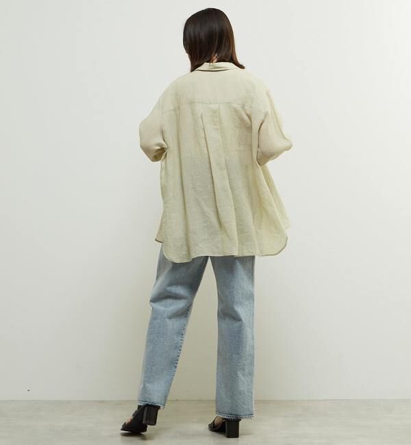 Soffitto「テンセル麻シアービックシルエットシャツ」|シャツ・ブラウス|