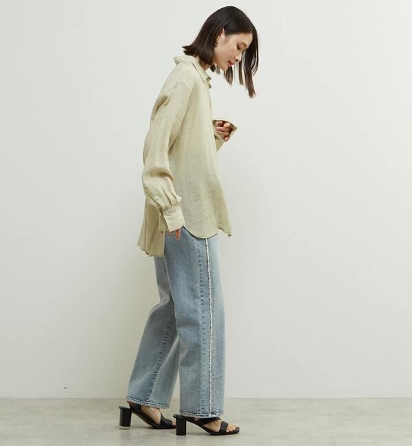 Soffitto「テンセル麻シアービックシルエットシャツ」|シャツ・ブラウス|