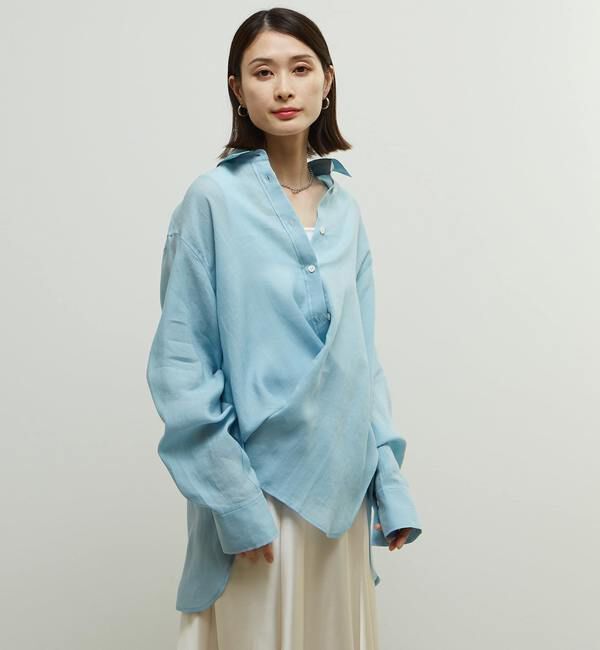 Soffitto「テンセル麻シアービックシルエットシャツ」|シャツ・ブラウス|