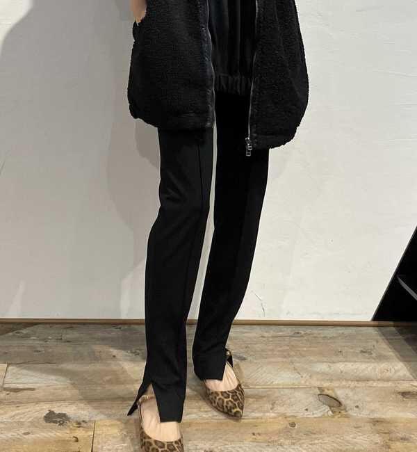 A_「【THE FLATS（ザ フラッツ）】センターシームパンツ」|その他|ブラック