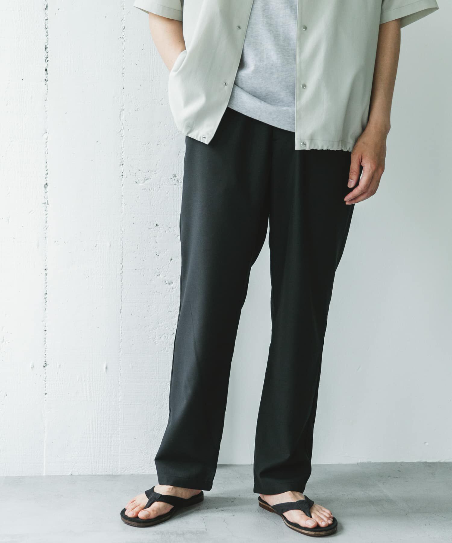 URBAN RESEARCH DOORS「『速乾/接触冷感/イージーケア』ウールライクイージートラウザー」|その他|