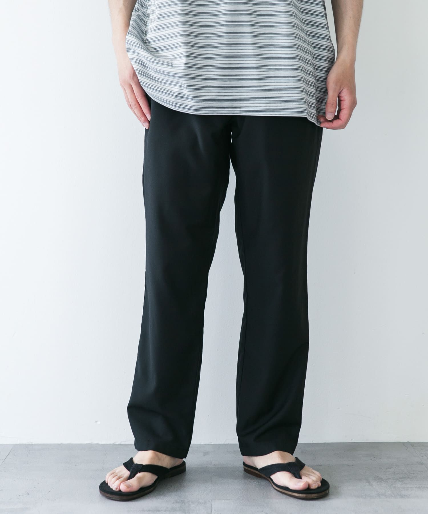 URBAN RESEARCH DOORS「『速乾/接触冷感/イージーケア』ウールライクイージートラウザー」|その他|