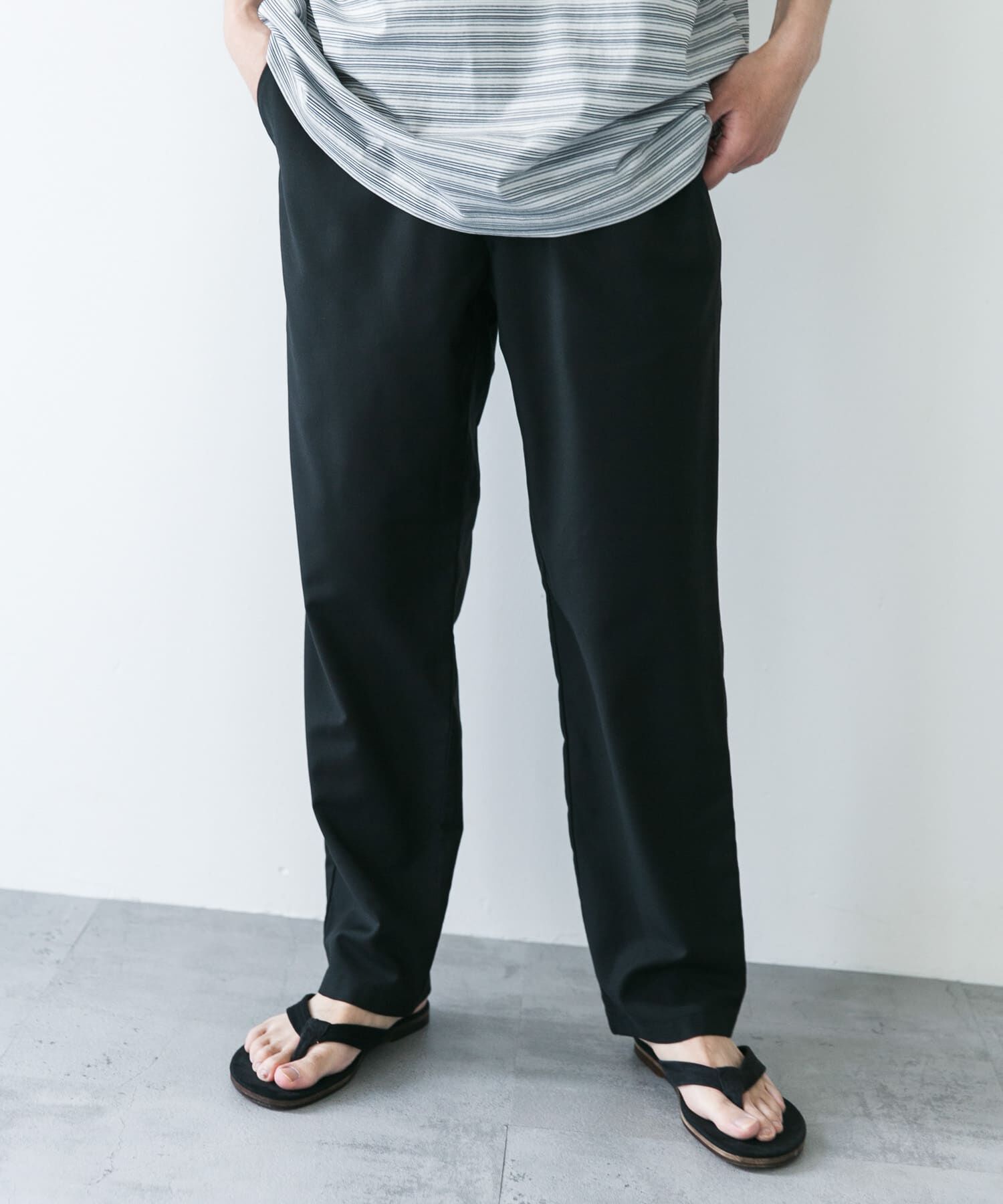 URBAN RESEARCH DOORS「『速乾/接触冷感/イージーケア』ウールライクイージートラウザー」|その他|