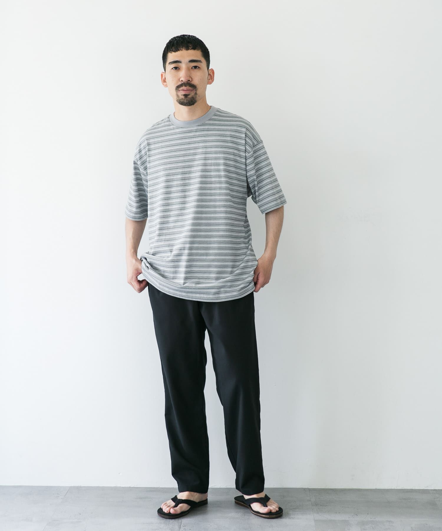 URBAN RESEARCH DOORS「『速乾/接触冷感/イージーケア』ウールライクイージートラウザー」|その他|