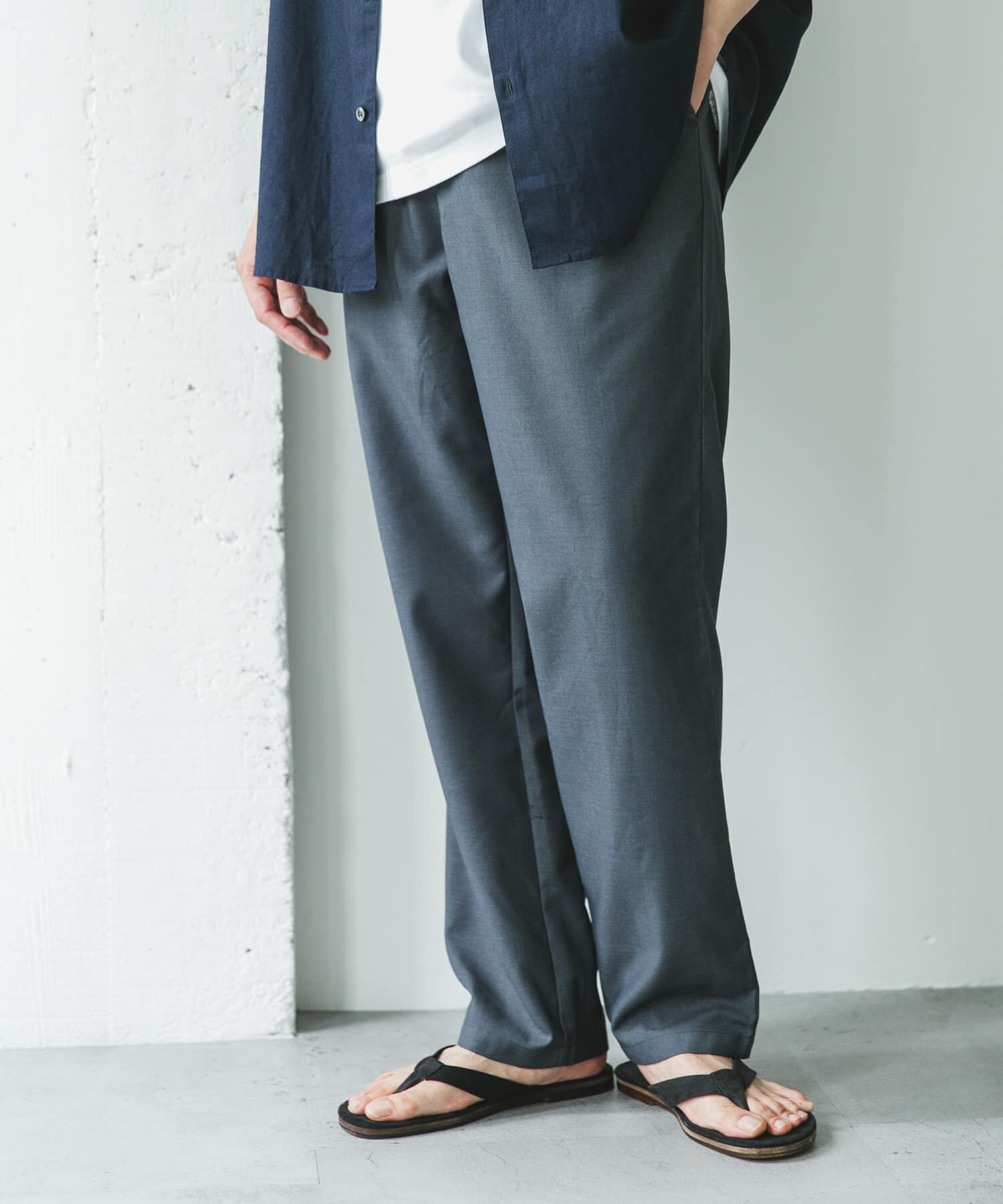 URBAN RESEARCH DOORS「『速乾/接触冷感/イージーケア』ウールライクイージートラウザー」|その他|