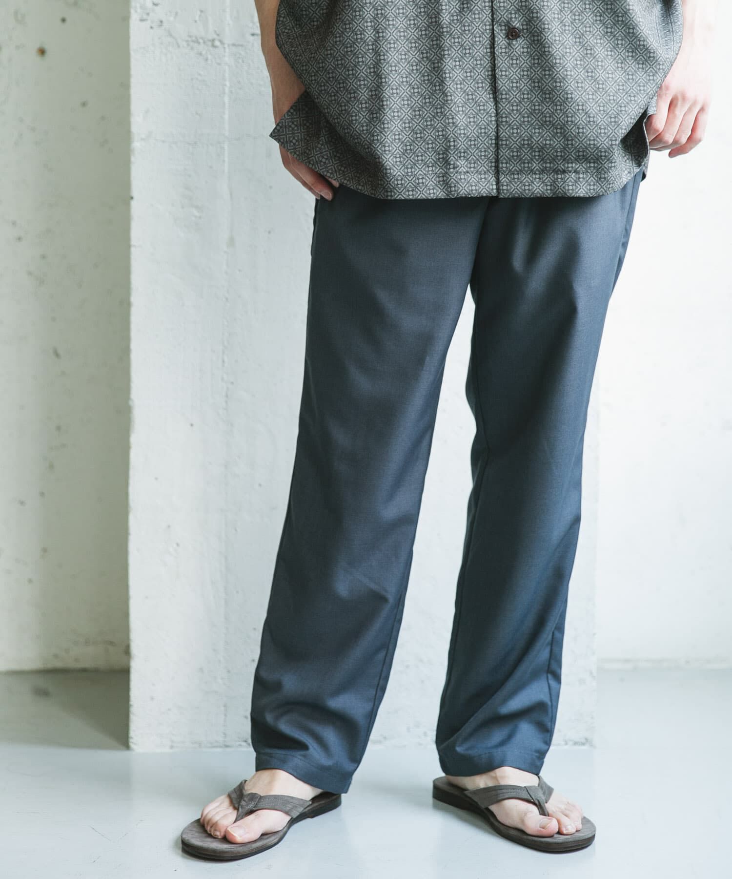 URBAN RESEARCH DOORS「『速乾/接触冷感/イージーケア』ウールライクイージートラウザー」|その他|