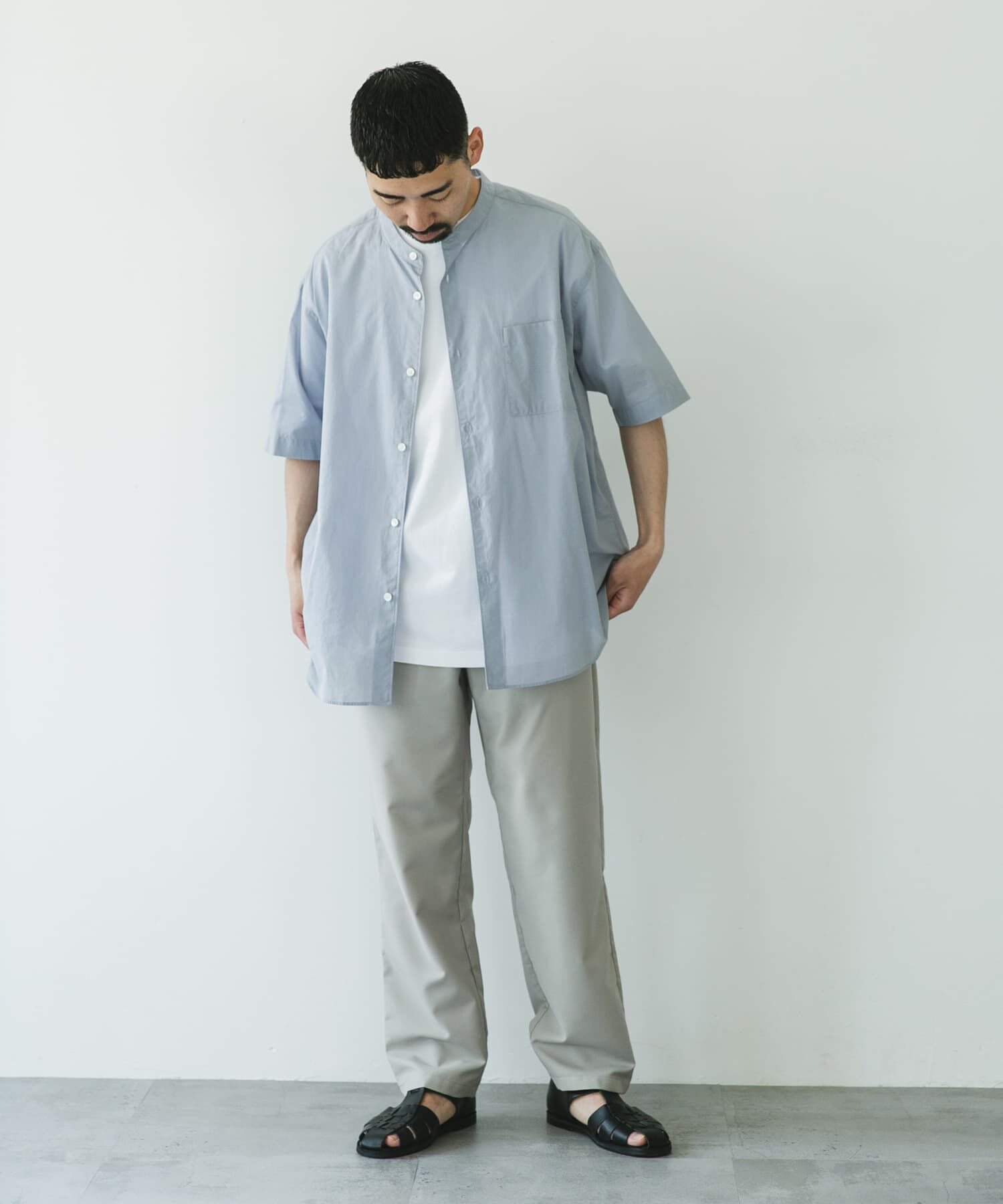 URBAN RESEARCH DOORS「『速乾/接触冷感/イージーケア』ウールライクイージートラウザー」|その他|