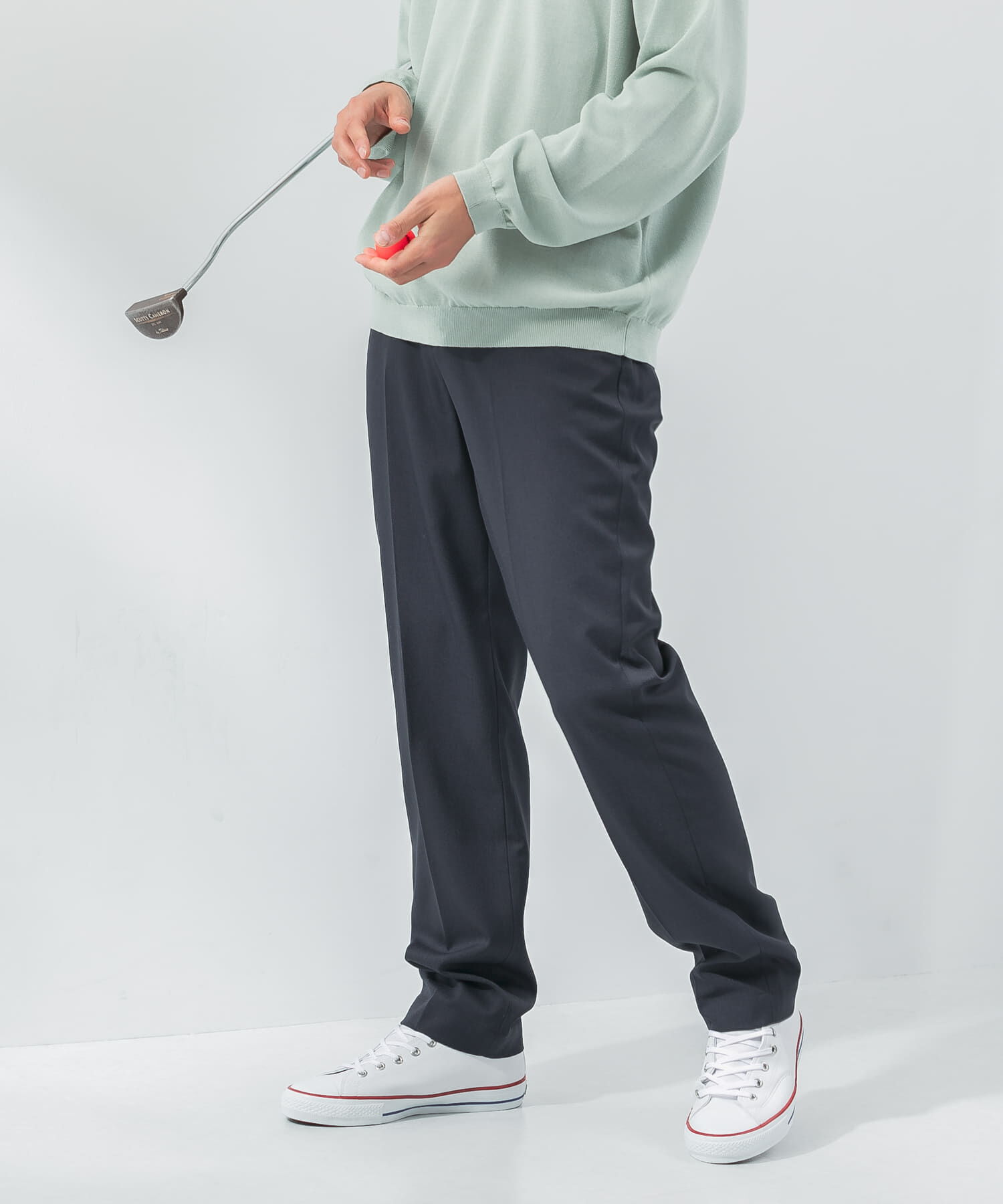 Sonny Label 「『接触冷感/防シワ』OOPS　ファンマーツイルパンツ」|その他|ネイビー