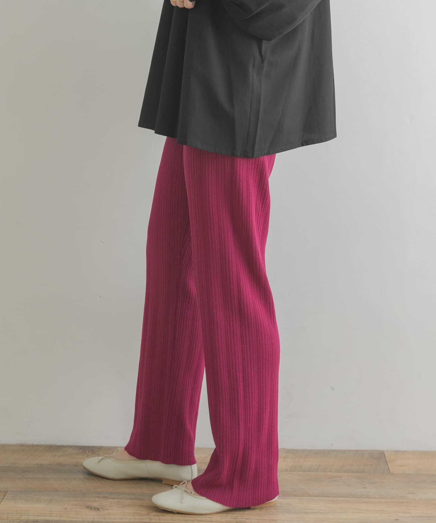 URBAN RESEARCH ROSSO「F by ROSSO　ウォッシャブルニットリブパンツ」|その他|