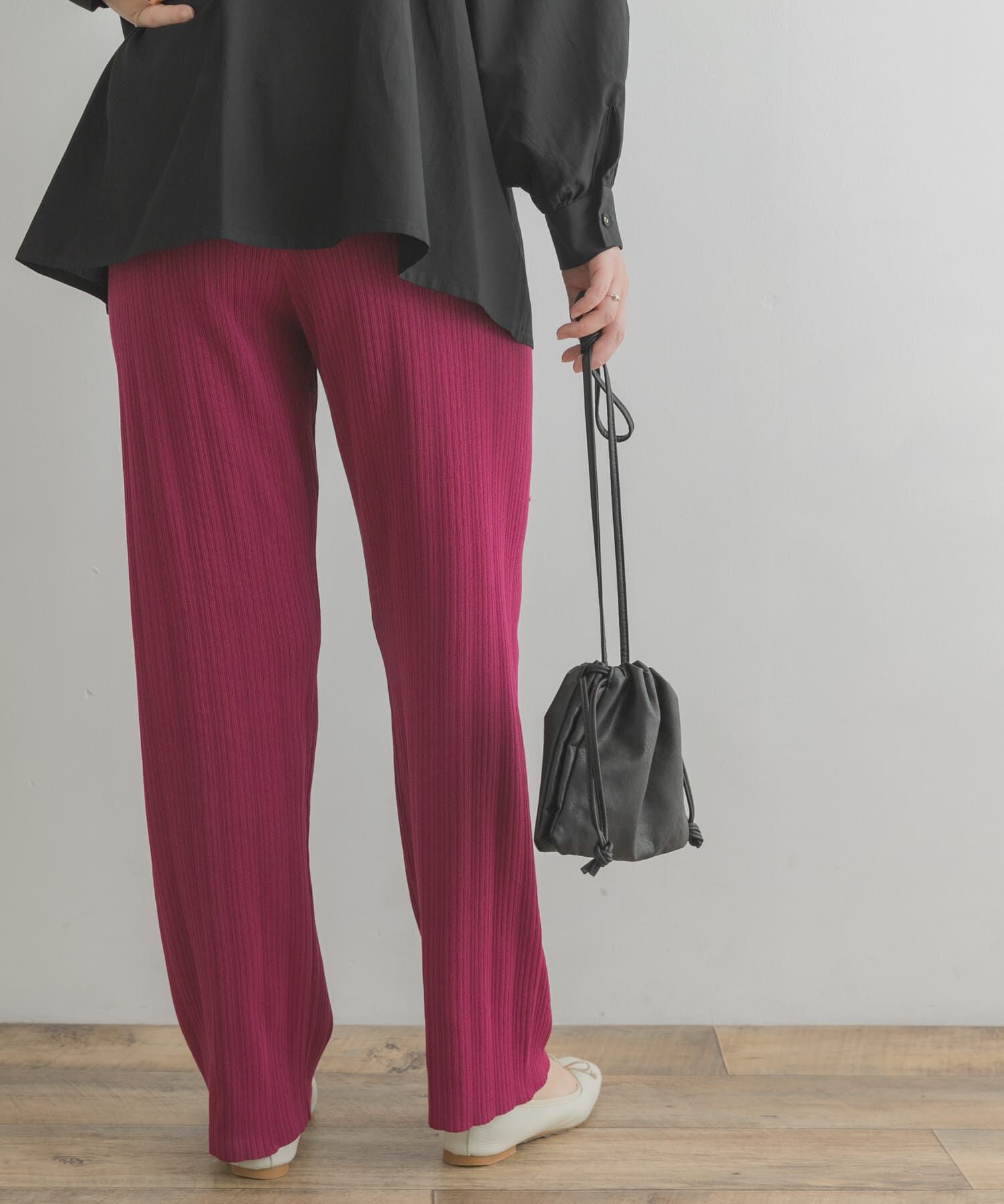 URBAN RESEARCH ROSSO「F by ROSSO　ウォッシャブルニットリブパンツ」|その他|