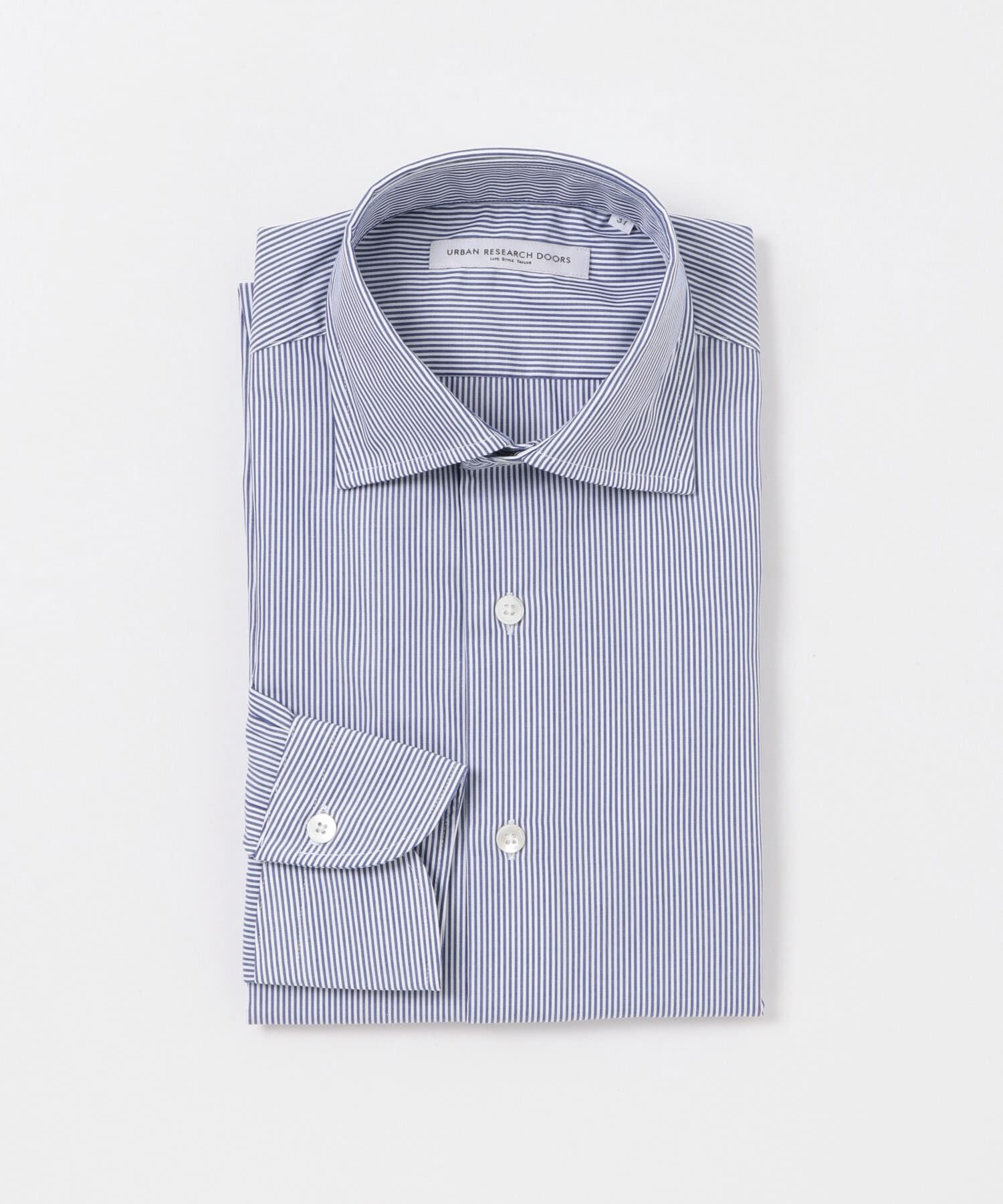 URBAN RESEARCH DOORS「『イージーケア』LIFE STYLE TAILOR　セミワイド細ストライプシャツ」|シャツ・ブラウス|
