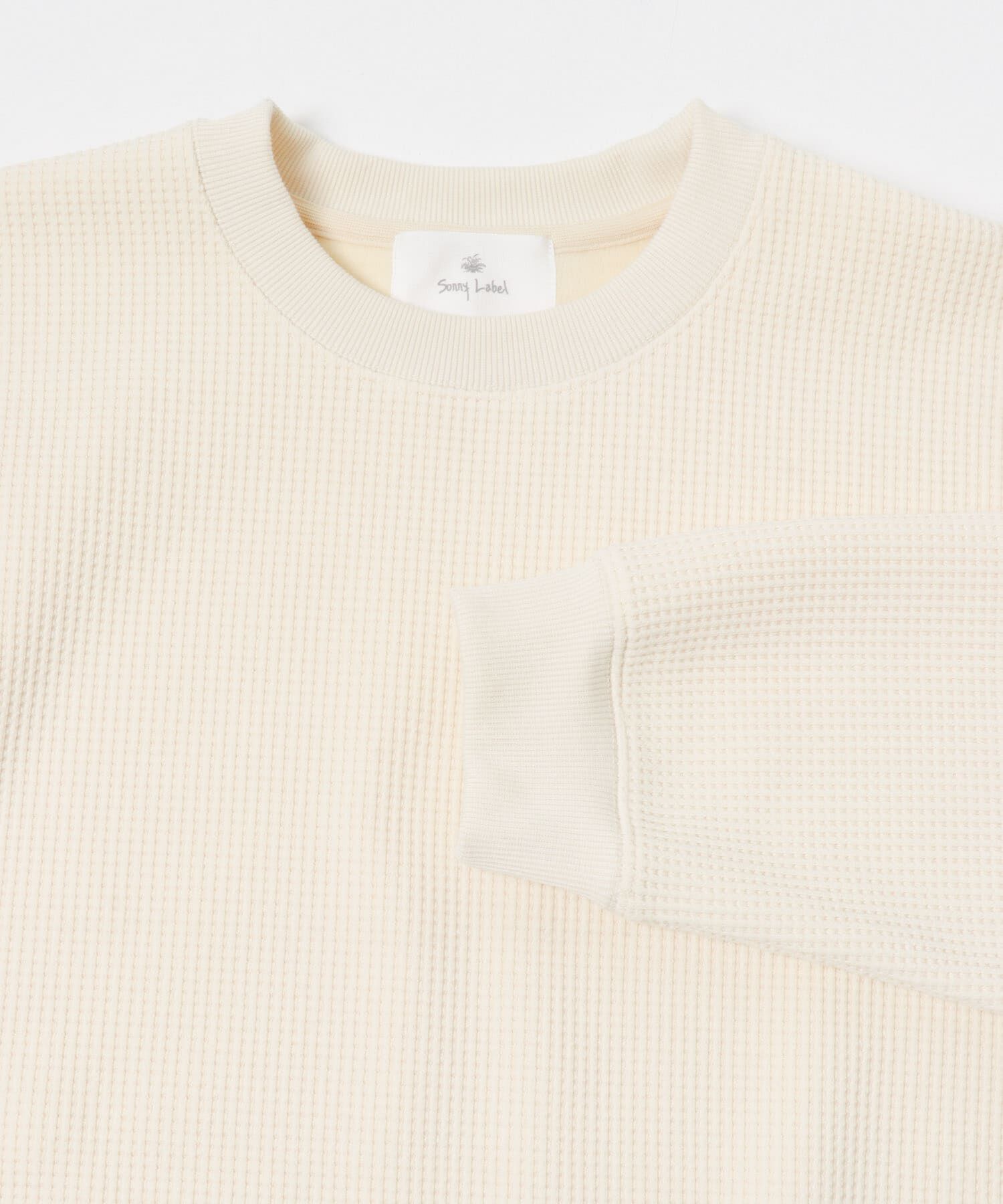 Sonny Label 「裏起毛ワッフルリラックスフィットプルオーバー」|Tシャツ・カットソー|