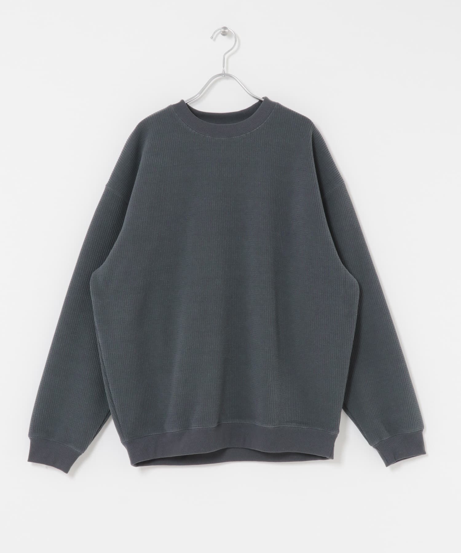 Sonny Label 「裏起毛ワッフルリラックスフィットプルオーバー」|Tシャツ・カットソー|