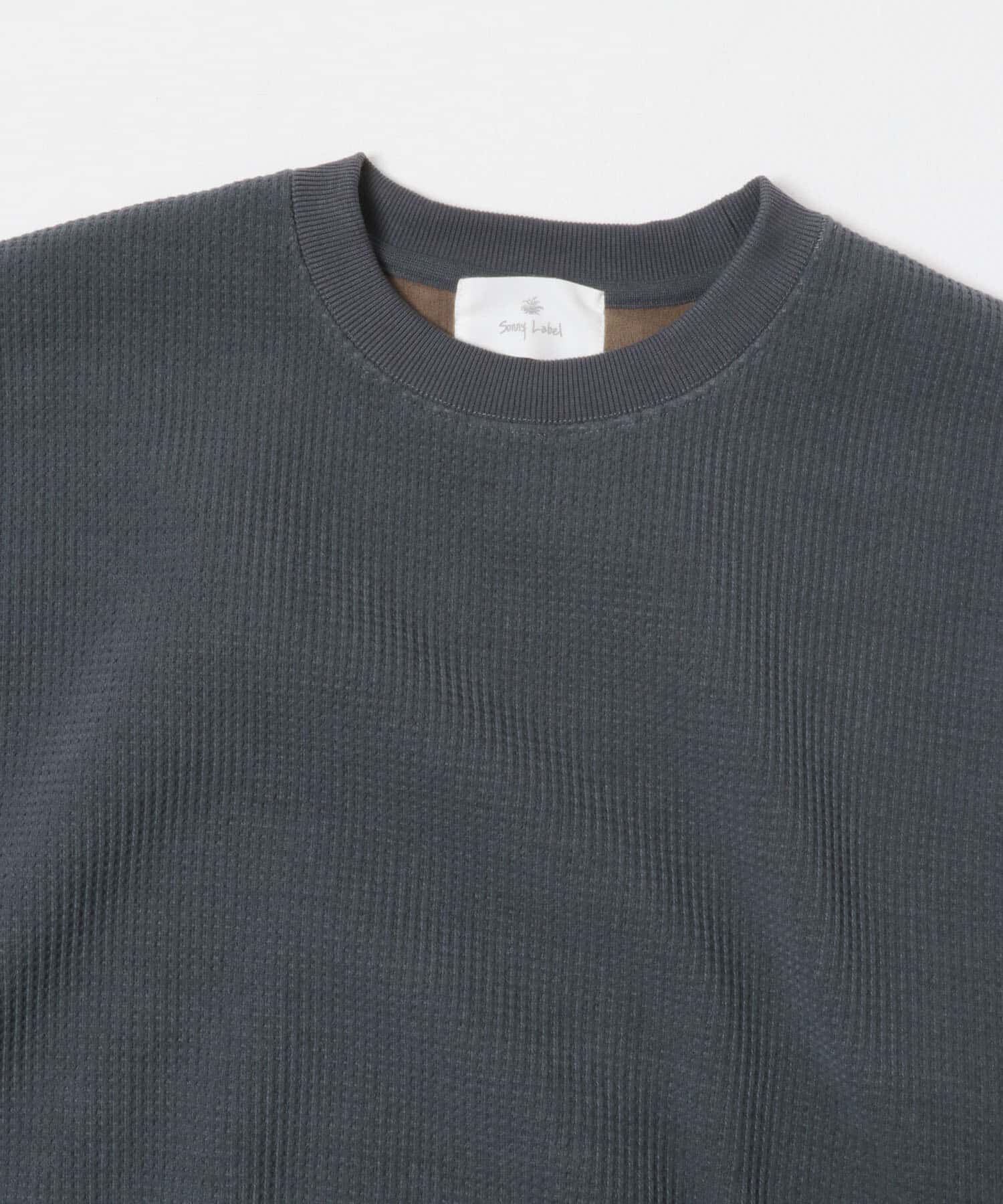 Sonny Label 「裏起毛ワッフルリラックスフィットプルオーバー」|Tシャツ・カットソー|