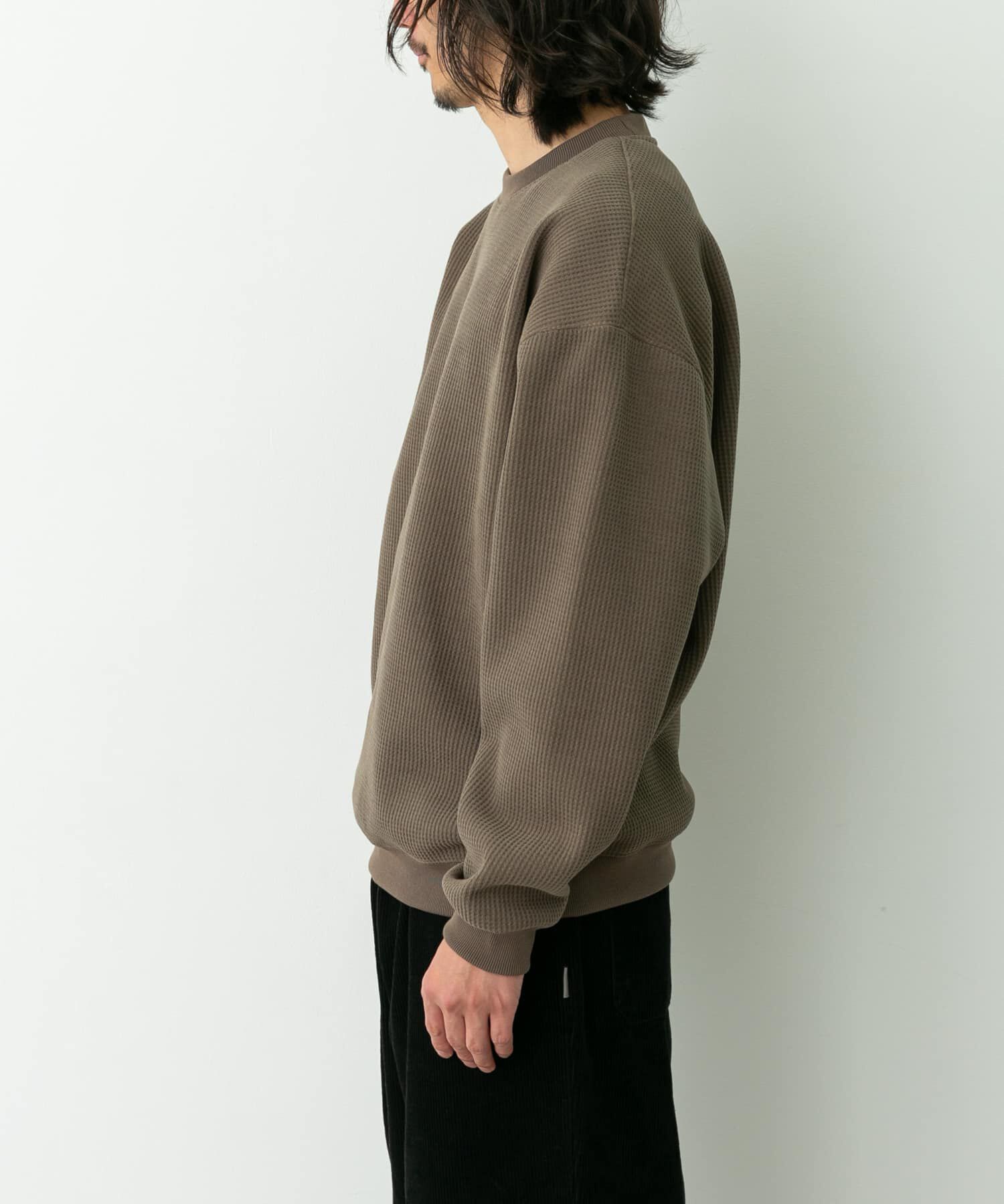 Sonny Label 「裏起毛ワッフルリラックスフィットプルオーバー」|Tシャツ・カットソー|