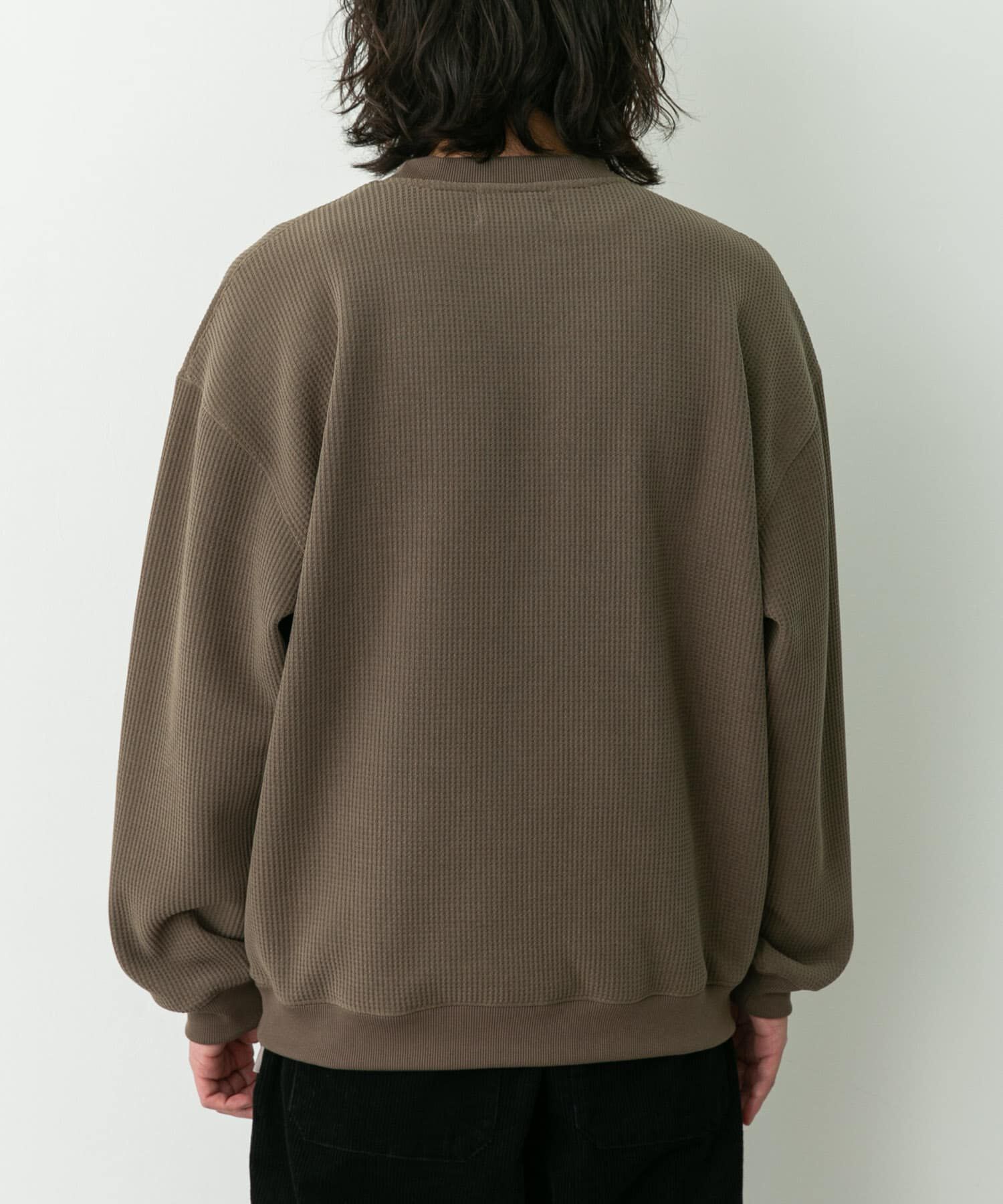 Sonny Label 「裏起毛ワッフルリラックスフィットプルオーバー」|Tシャツ・カットソー|