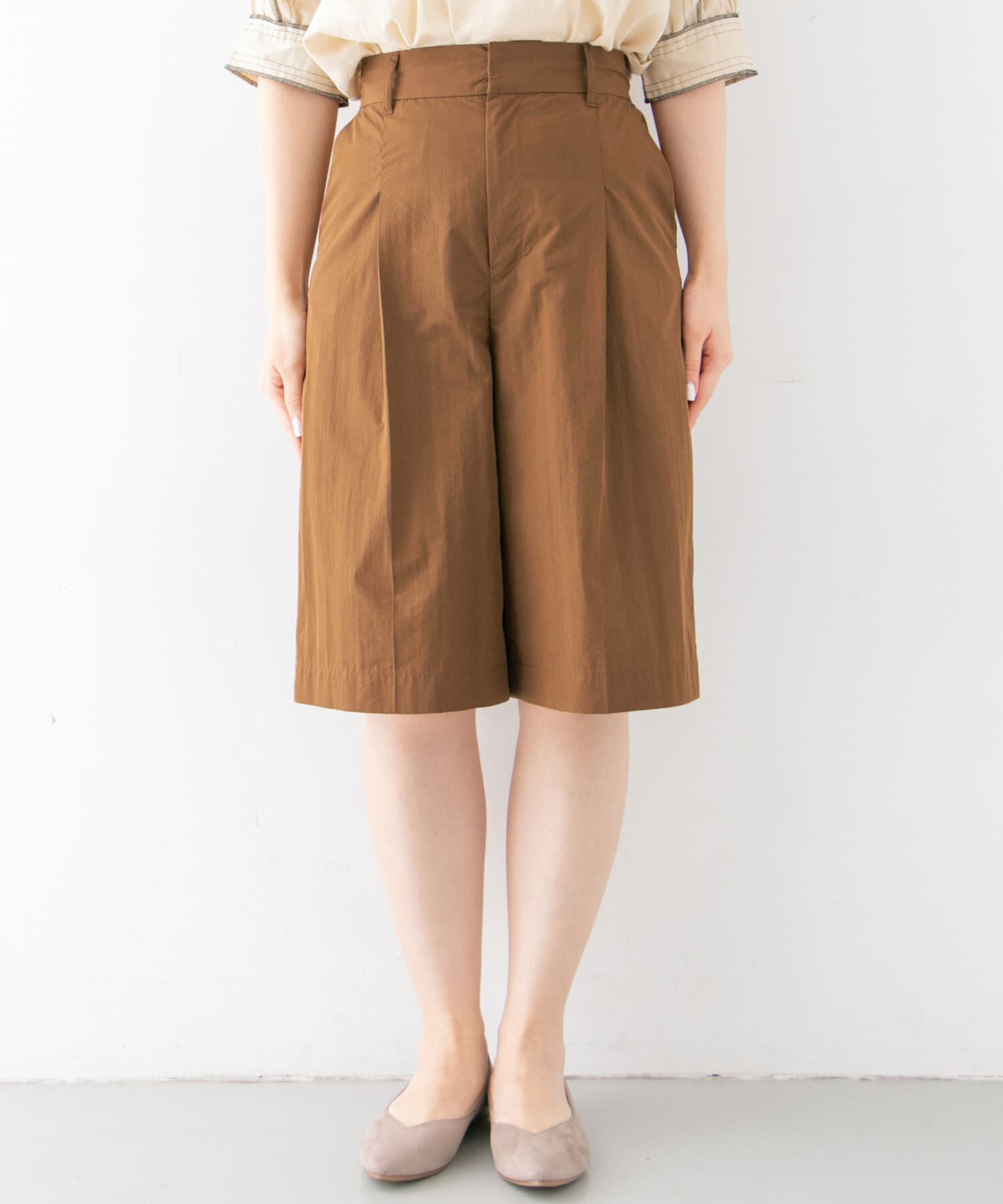  「フロントタックハーフパンツ&there4;」|その他|