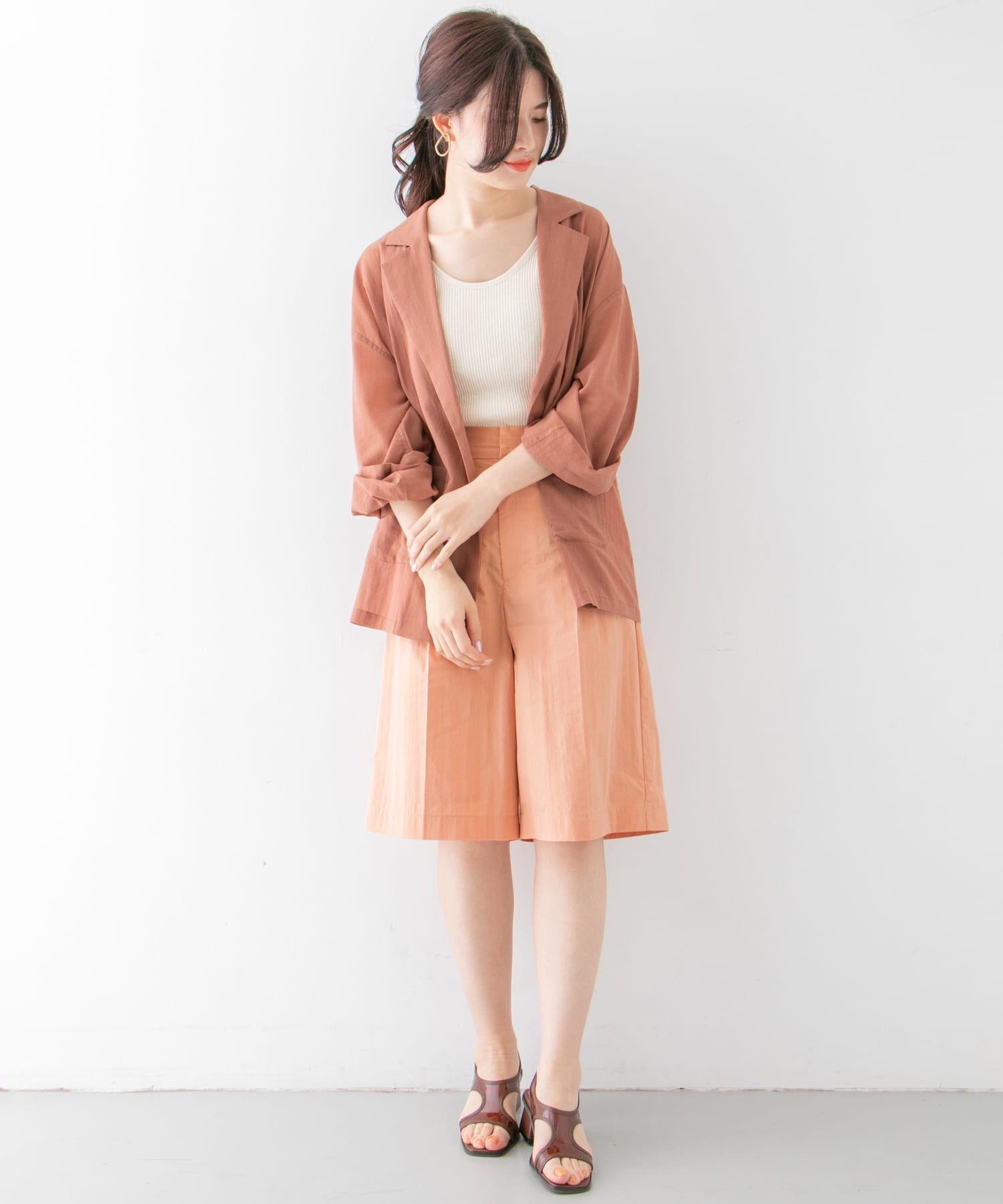  「フロントタックハーフパンツ&there4;」|その他|