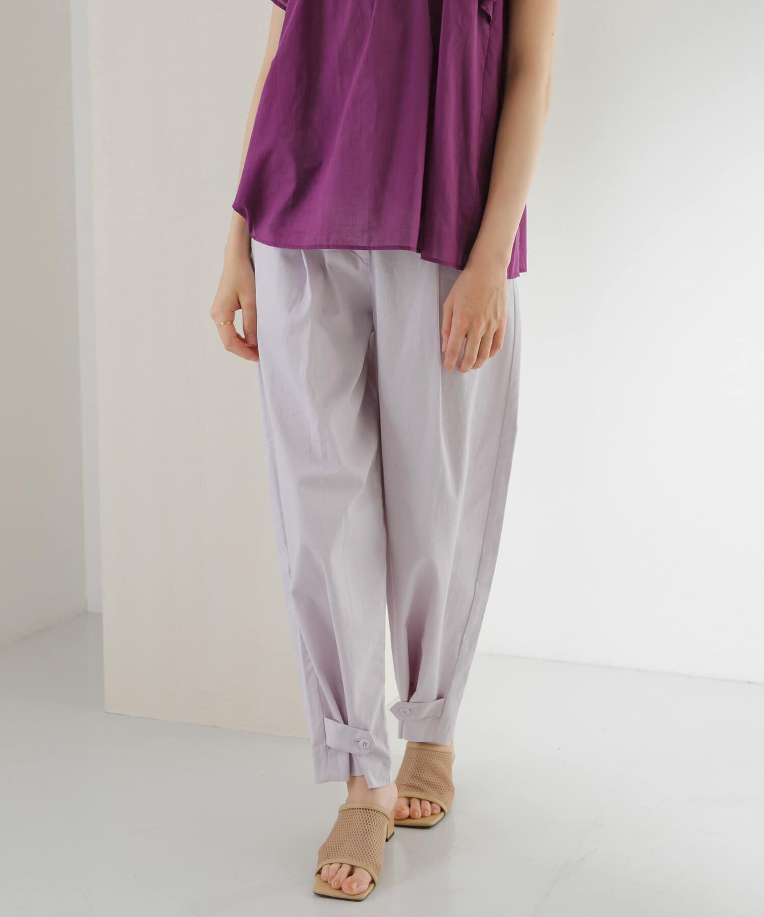  「ヘムボタンデザインパンツ」|その他|