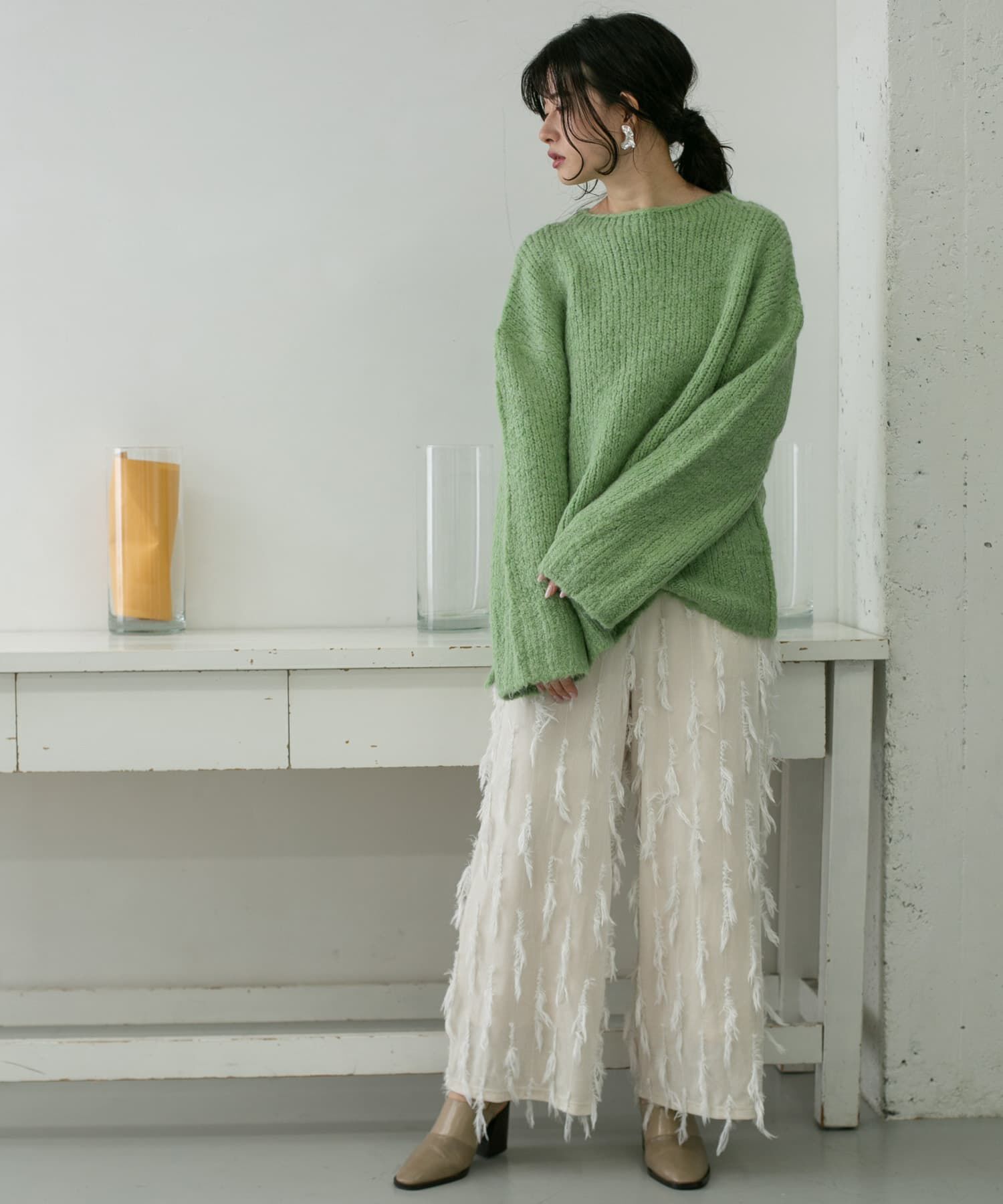  「ベロアフリンジイージーパンツ&there4;」|その他|