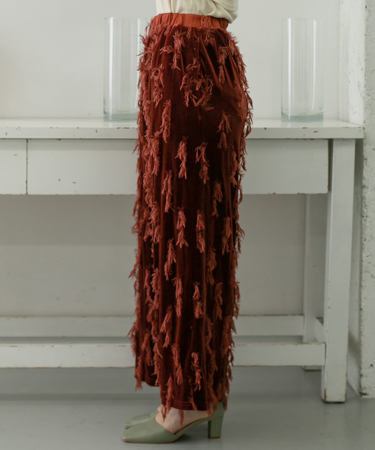  「ベロアフリンジイージーパンツ&there4;」|その他|