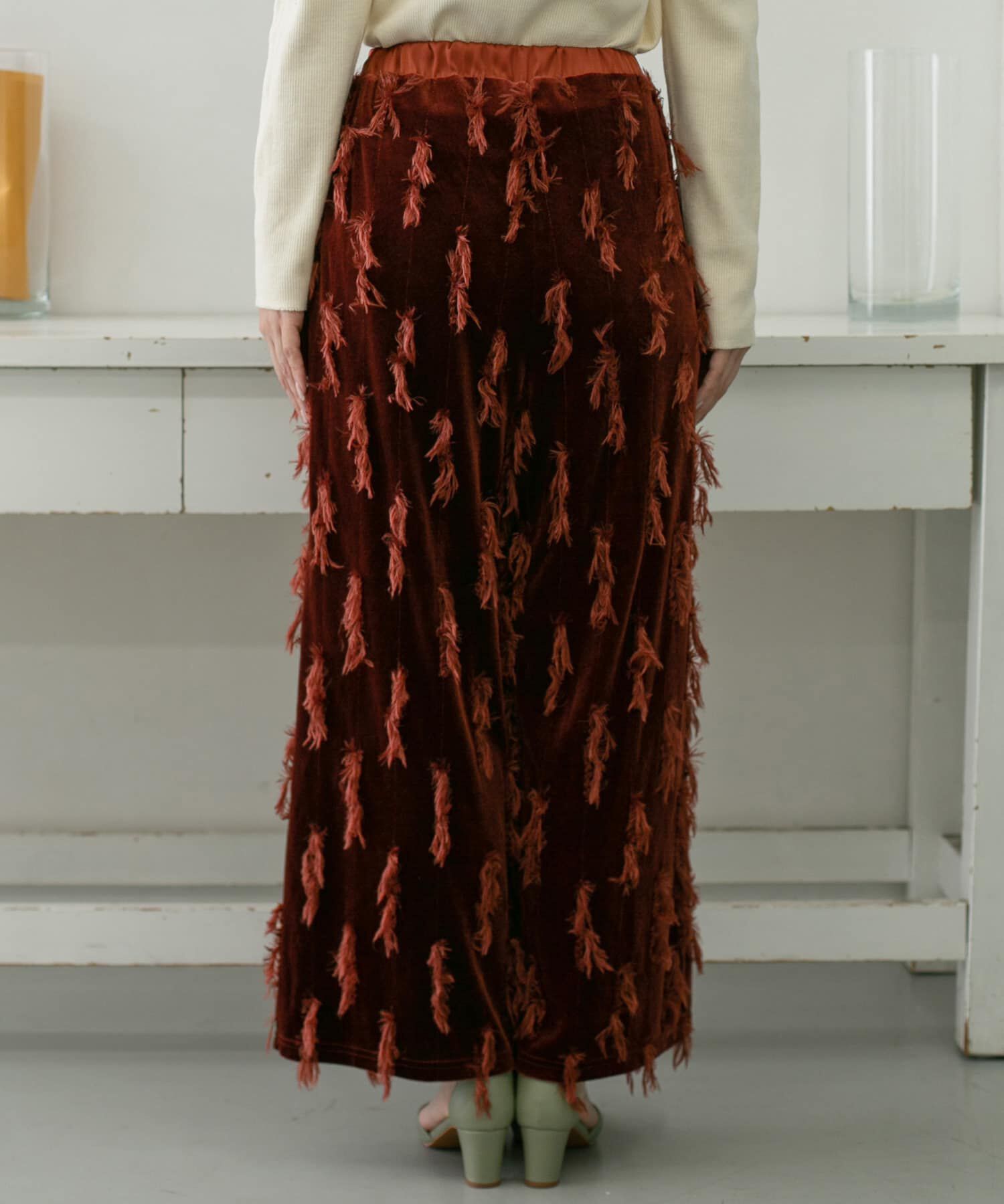  「ベロアフリンジイージーパンツ&there4;」|その他|